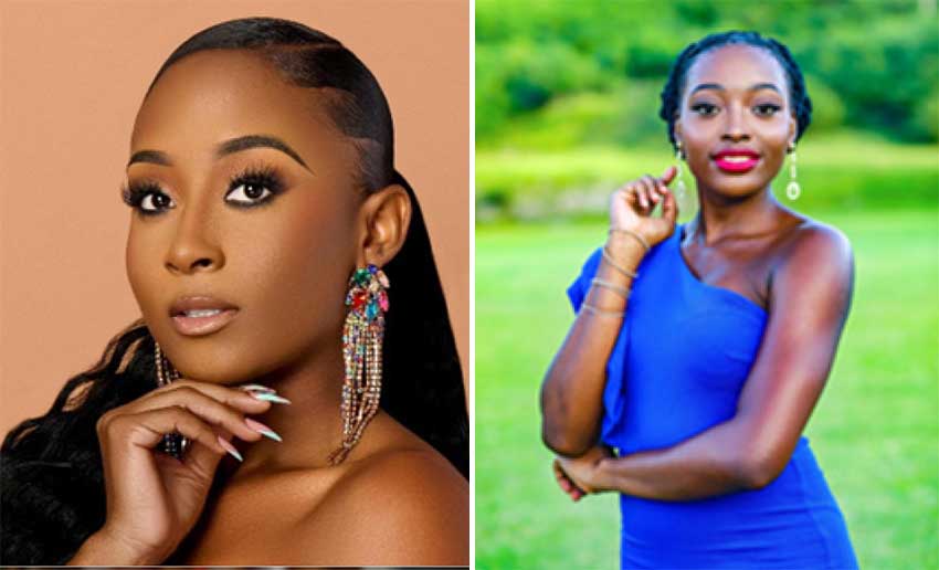 A glimpse at the contestants: L-R, Lisha Beache & Kyanna Dyer