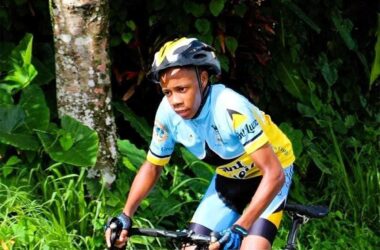 Denver Alphonse competes in Martinique