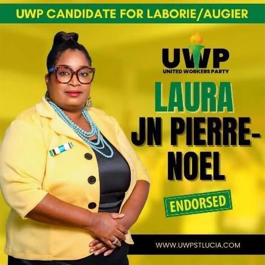 Laura Jn Pierre-Noel (representing Laborie/Augier)