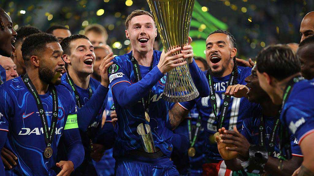 Chelsea are the first team to win all five Uefa club tournaments - the Champions League, Europa League, Conference League, Super Cup and the defunct Cup Winners' Cup (Getty Images)