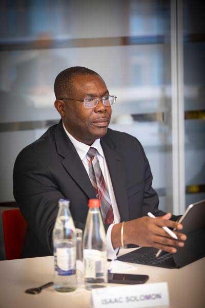 Isaac Solomon, Vice-President of Operations, CDB (Photo via EIB Group)