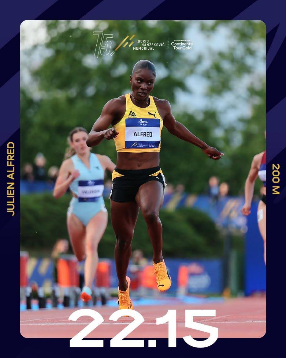 Julien Alfred, Photo via X