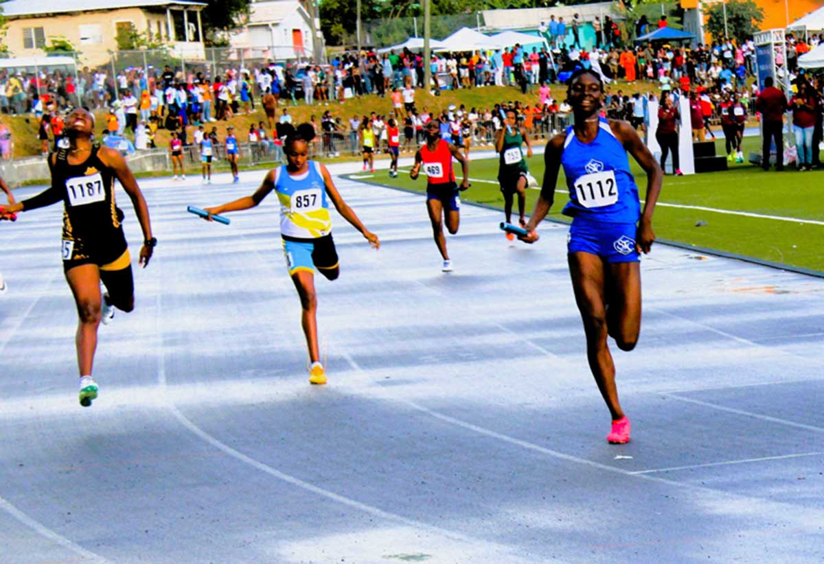Athletes participating at this year’s Inter Secondary Schools Island Champs (Photo credit: MYDS)