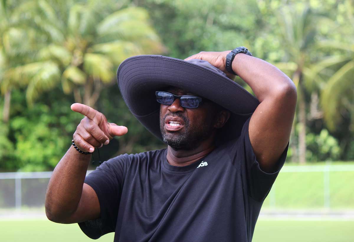 Anthony Roy at the SLFA’s Technical Centre (Photo Credit: SLFA)