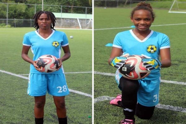 [L-R] Team Captain Aria Andrew & Vice Captain Andrea Decarres