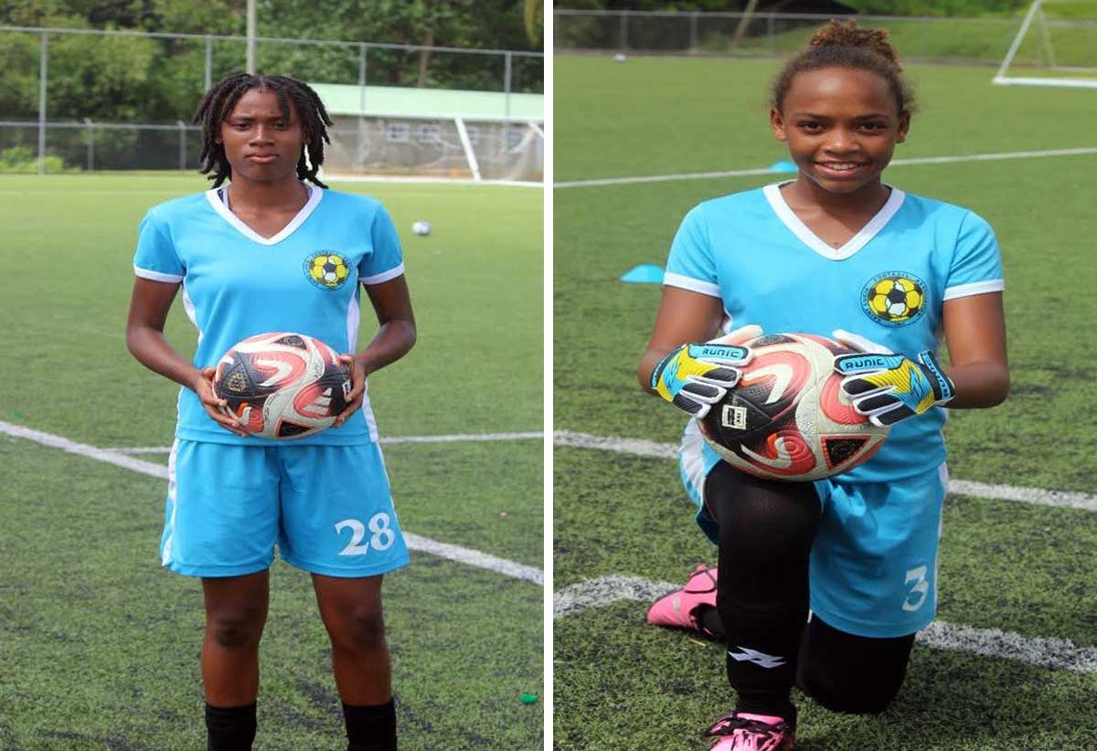 [L-R] Team Captain Aria Andrew & Vice Captain Andrea Decarres