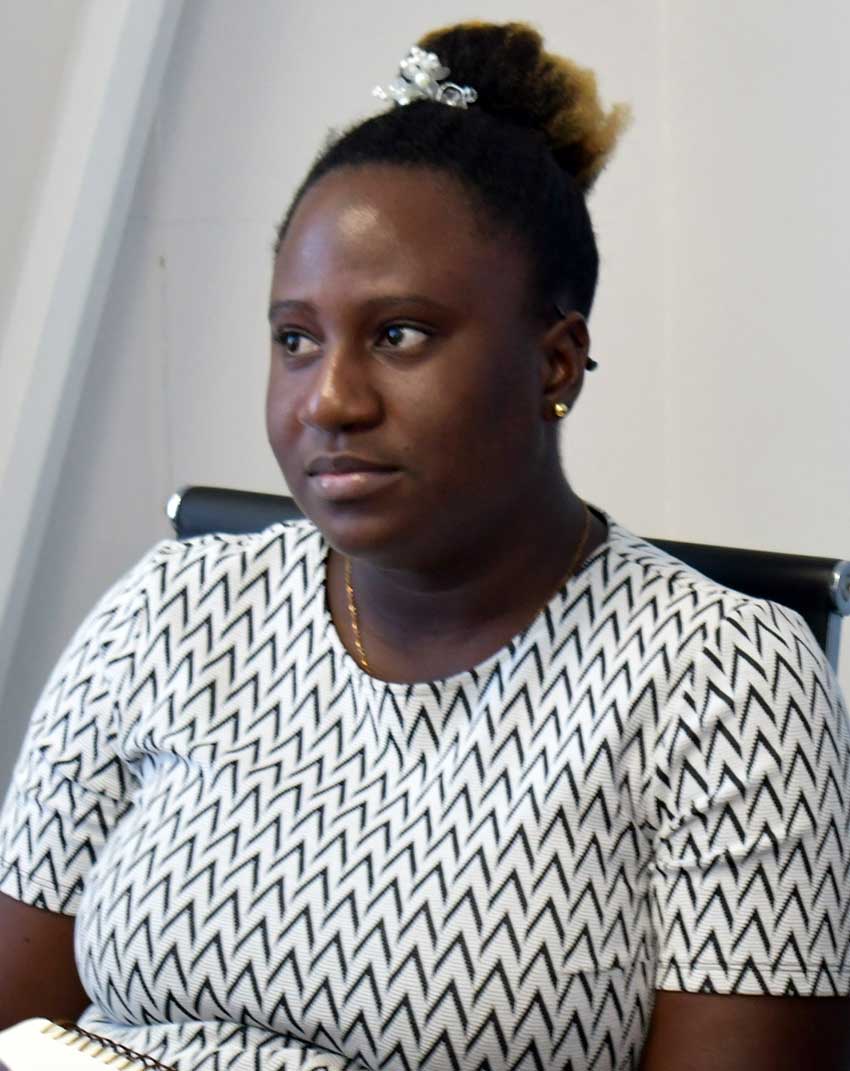 Female CARICOM Youth Ambassador Shelly Desir [Credit: MYDS]