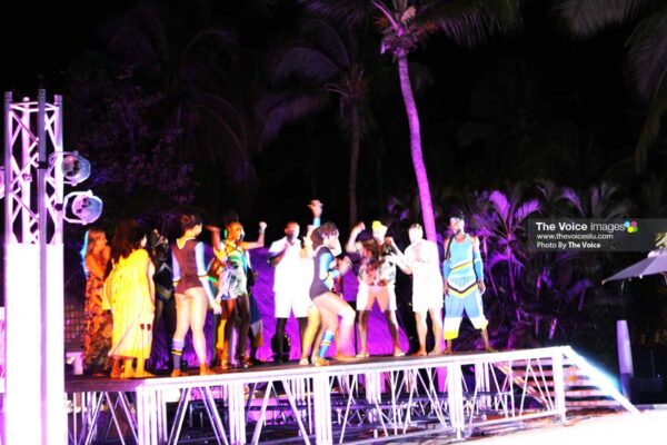 Sparkle Legend performers and guests on stage