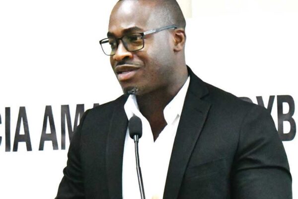 Sports Minister Kenson Casimir …[ photo credit : MYDS]