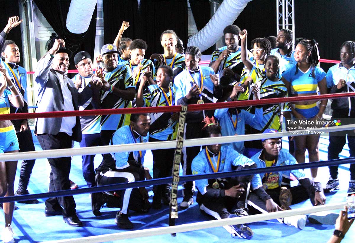 Team Saint Lucia - OECS Boxing champions.