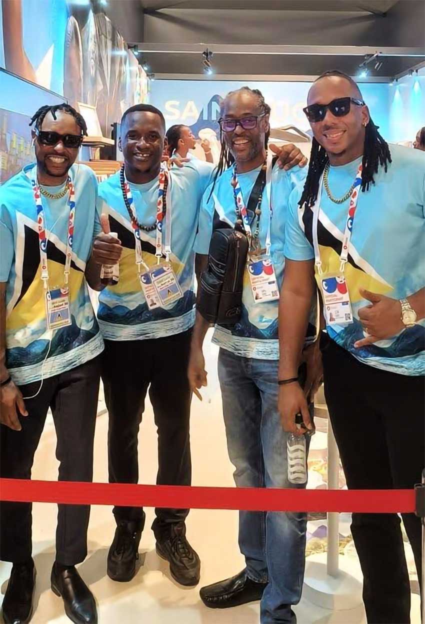 758 kings in Japan Osaka Expo 2025; Imran Nerdy, The Artiste Sly, TC Brown , and Arthur Allain (Photo credit: ESL)