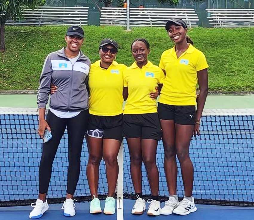 Female tennis players (Photo credit: SLTA)
