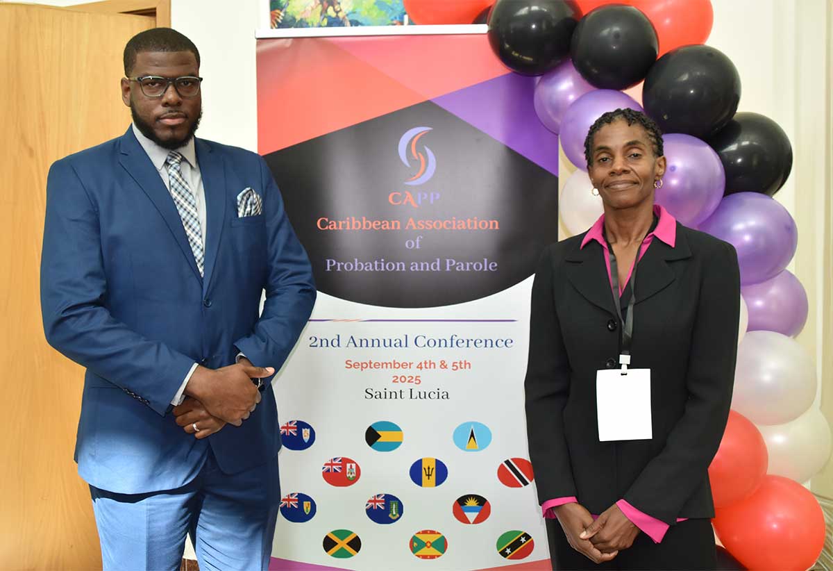 L-R: Jaron Harvey, Incoming Chairman of CAPP, Dr. Angela Dixon, President of CAPP at Thursday’s opening ceremony