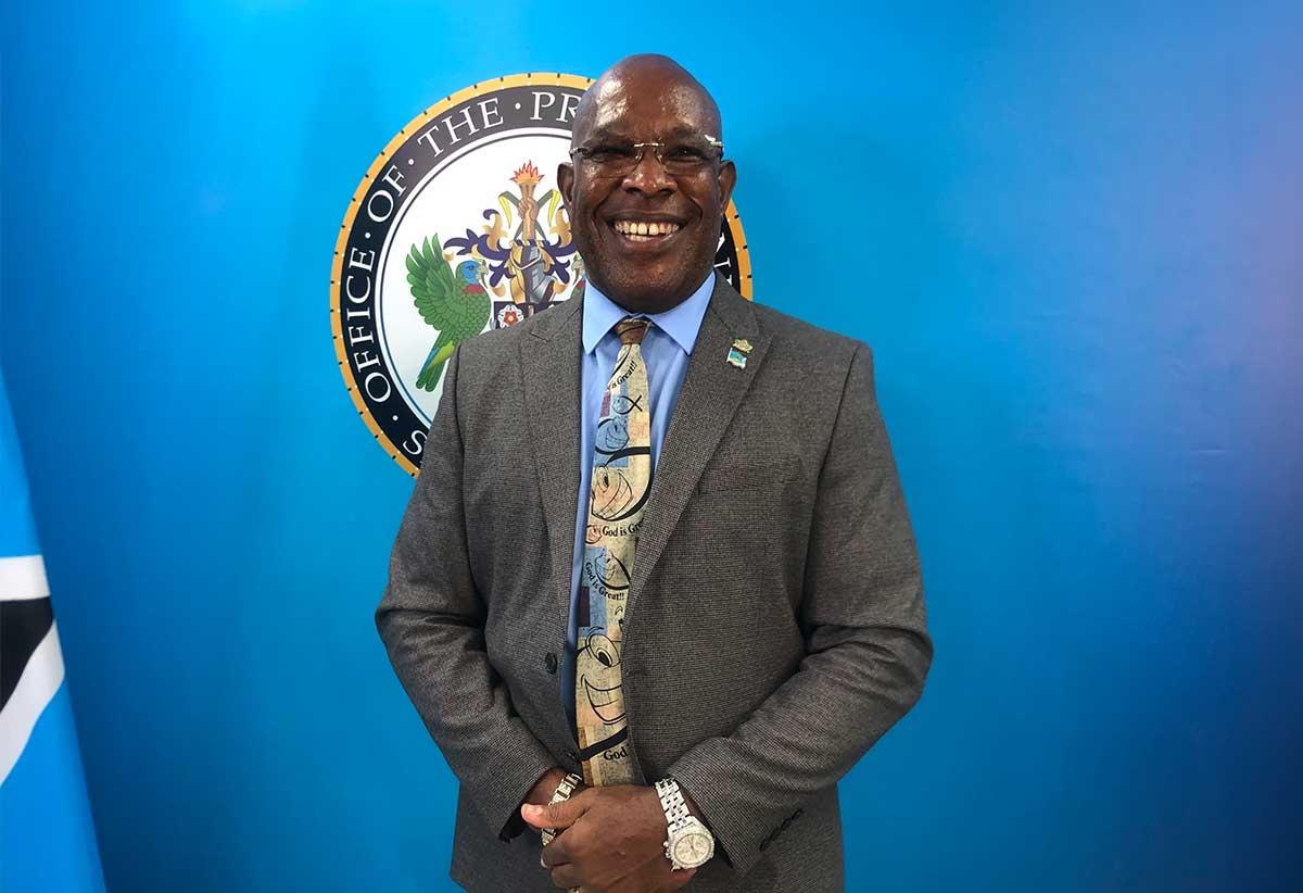 Member of Parliament (MP) for Central Castries, Richard Frederick
