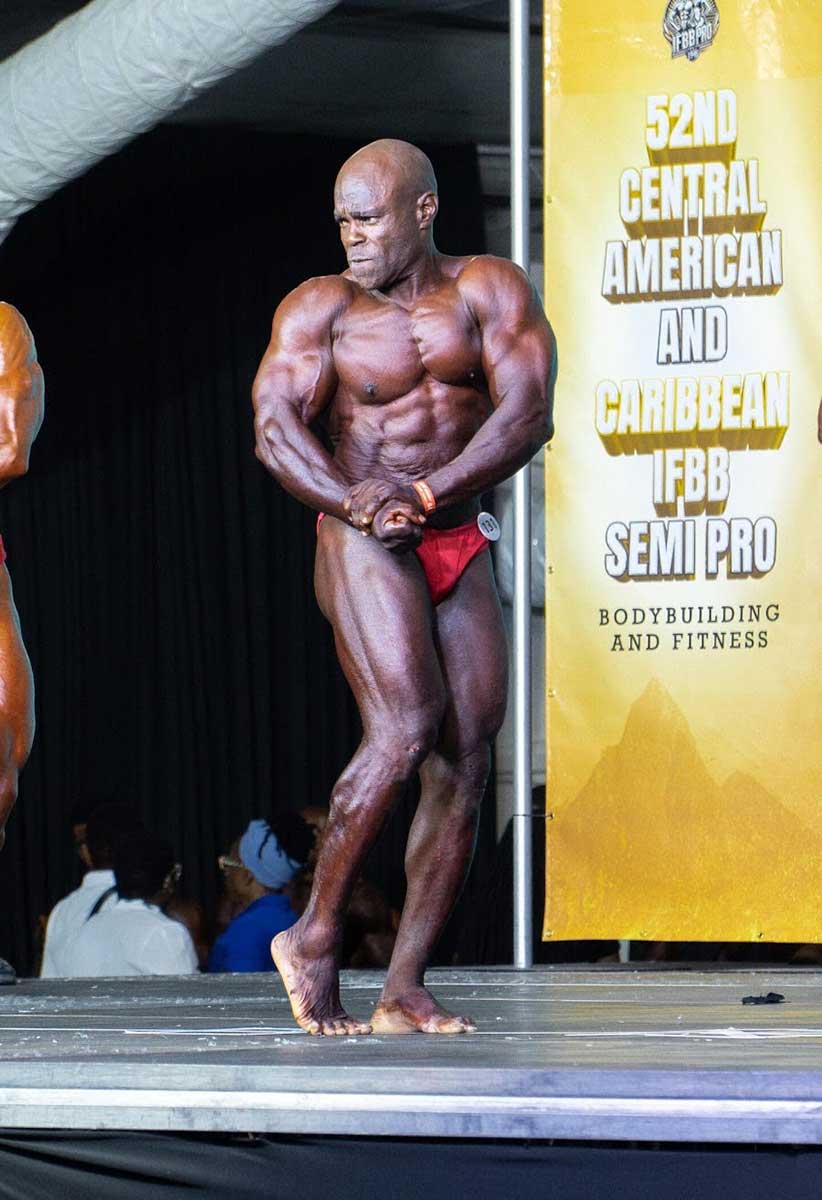 Saint Lucia’s Lawrence “Robo Cop” Stephen put on a superb display (Photo credit: CAC)