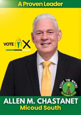 Allen Chastanet - UWP Leader/candidate for Micoud South