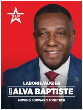Alva Baptiste - SLP candidate for Laborie/Augier