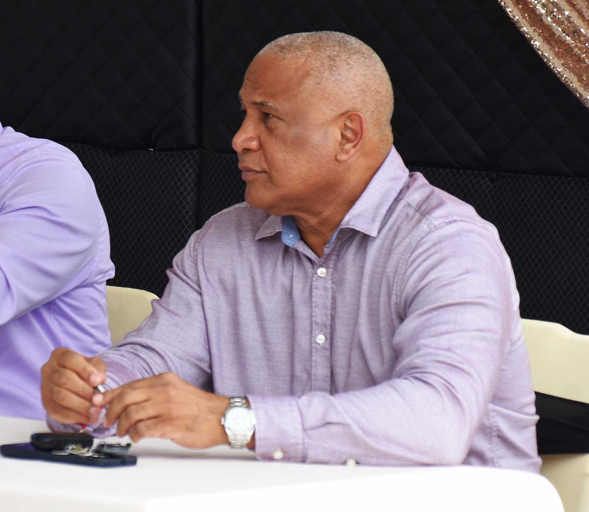 Minister of Information and Culture, Dr. Ernest Hilaire 