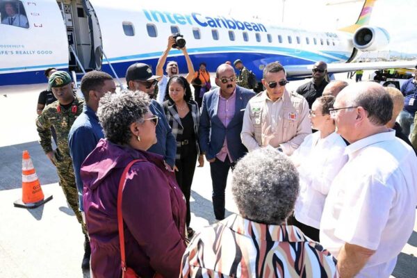 Goodwill Mission comprising several CARICOM Heads of Government and leaders from major international organizations for a post–Hurricane Melissa tour in Jamaica