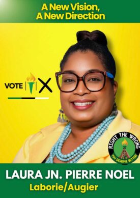 Laura Jn. Pierre Noel - UWP candidate for Laborie/Augier