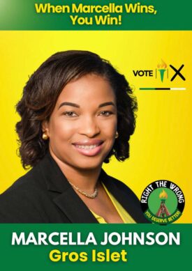 Marcella Johnson - UWP candidate for Gros Islet
