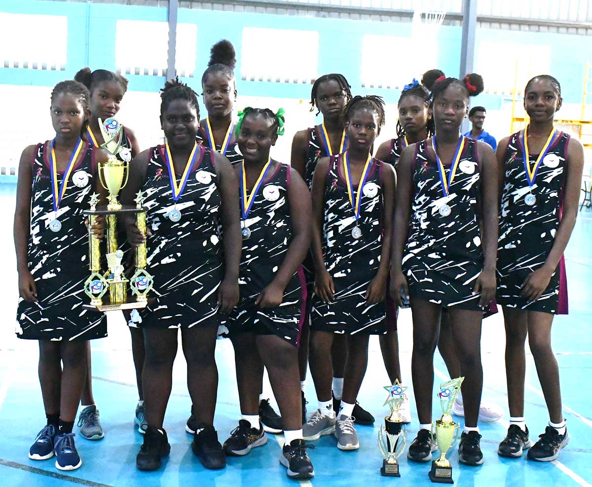 Micoud Secondary School - U19 Netball competition finalists 