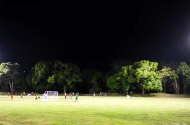 Newly renovated Monchy playing field