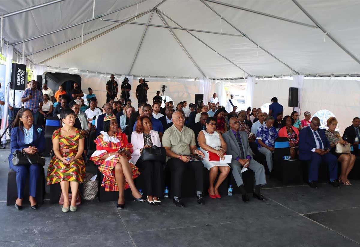 Invitees at the opening ceremony of this year’s Saint Lucia-Taiwan Partnership Trade Show.