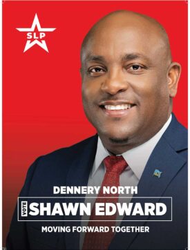 Shawn Edward - SLP candidate for Dennery North