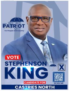 Stephenson King - Independent candidate for Castries North