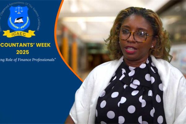 Vice President of the ICAEC Saint Lucia Branch, SueAnn Charlery-Payne. [Photo credit : Institute of Chartered Accountants]