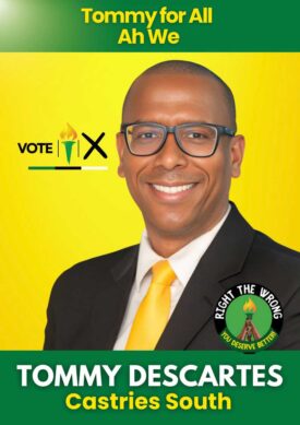 Tommy Descartes - UWP candidate for Castries South