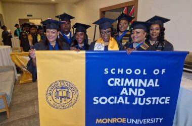 Top Cops graduate from Monroe University [photo credit :RSLPF]
