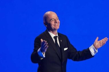 FIFA President Gianni Infantino speaks during draw for 2026 soccer World Cup [Photo credit : AP Photo / Stephanie Scarbrough, Pool]