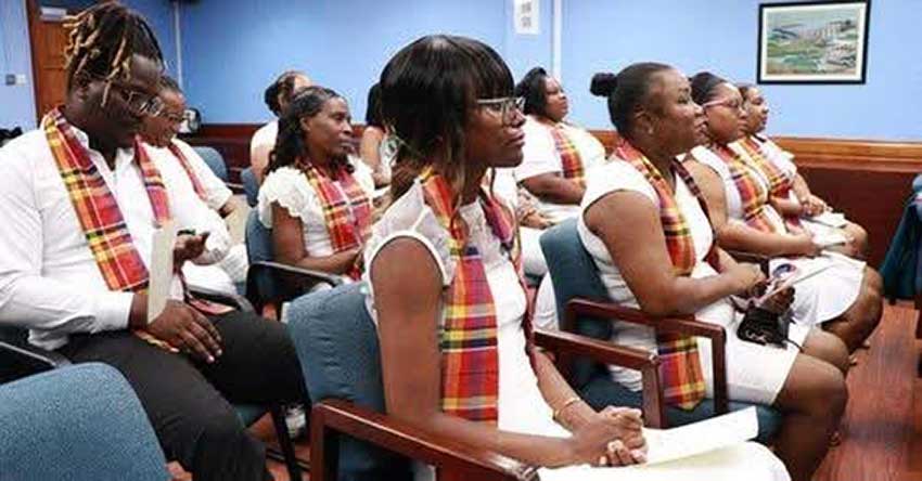 Healthcare providers  at the graduation ceremony [Photo credit :MOH]   