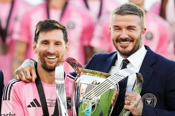 Lionel Messi & David Beckham