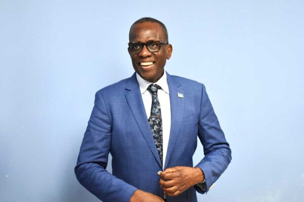 Newly reinstalled Prime Minister Philip J. Pierre