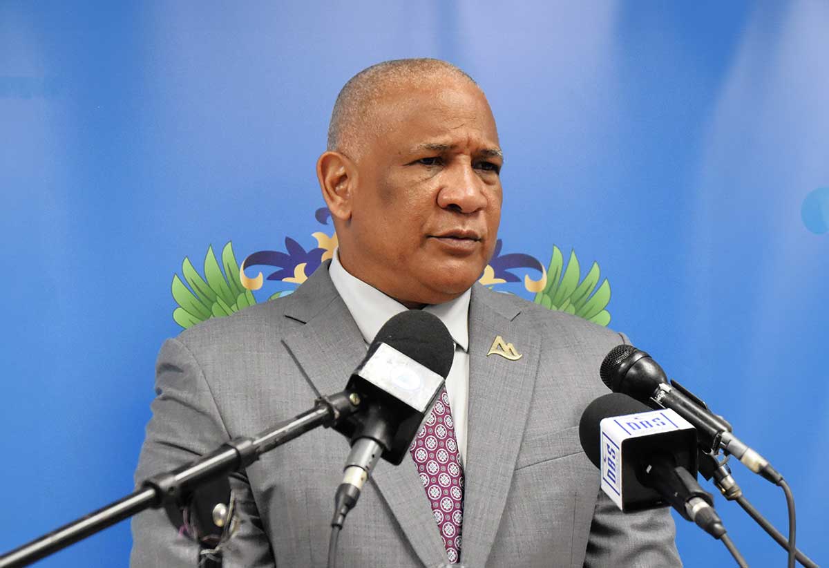 Tourism Minister Dr. Ernest Hilaire