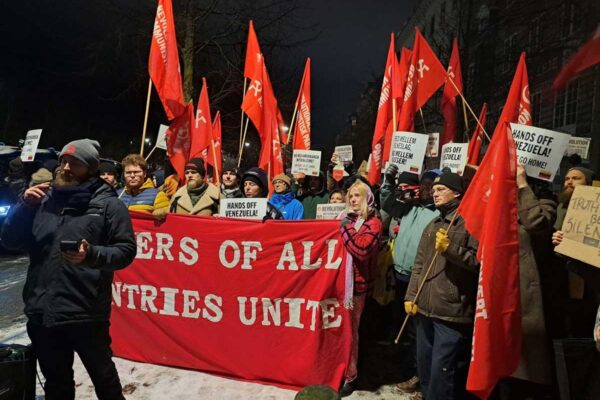 Demonstrations of rejection held in various cities around the world [Photo credit : Venezuelan Embassy]