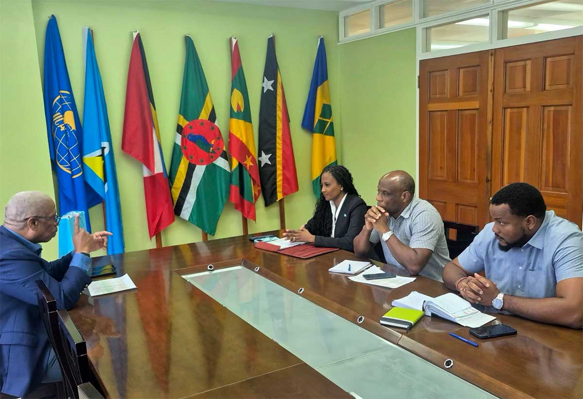 Minister Lisa Jawahir meets IICA Rep (Photo credit: IICA)