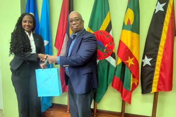 Minister Lisa Jawahir meets IICA Rep (Photo credit: IICA)