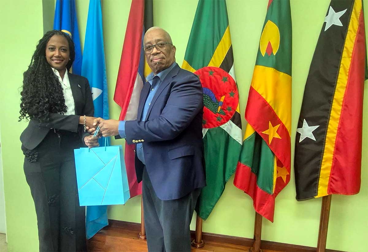 Minister Lisa Jawahir meets IICA Rep (Photo credit: IICA)