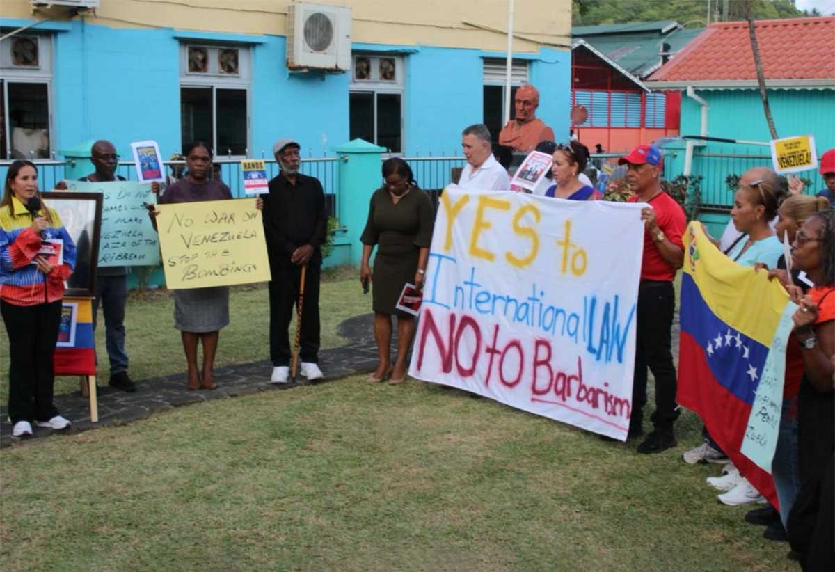 Saint Lucia Rallies in Support of Venezuela’s Struggle
