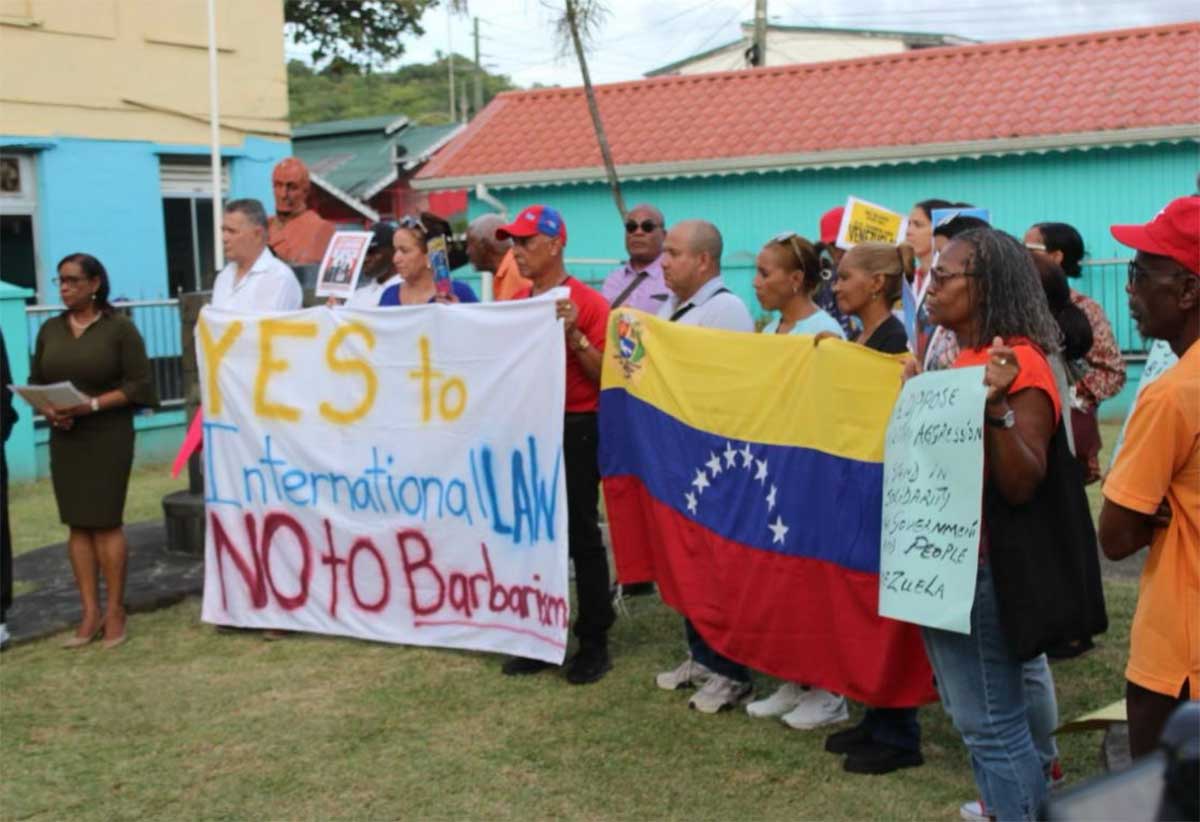 Solidarity gathering at Bideau Park