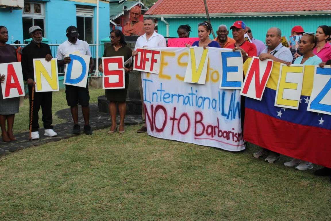 Solidarity gathering at Bideau Park