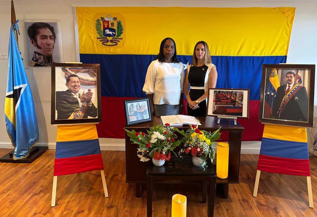Saint Lucia’s Venezuelan Embassy Opens Book of Condolences to Honour Victims of U.S. Attack on Venezuela