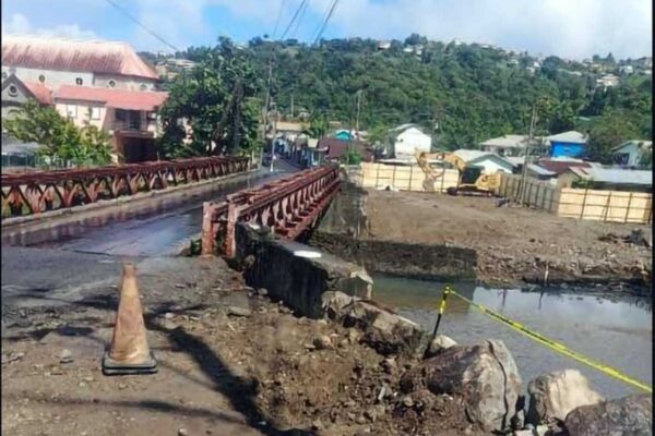 West Coast Road, Anse La Raye Bridge Works