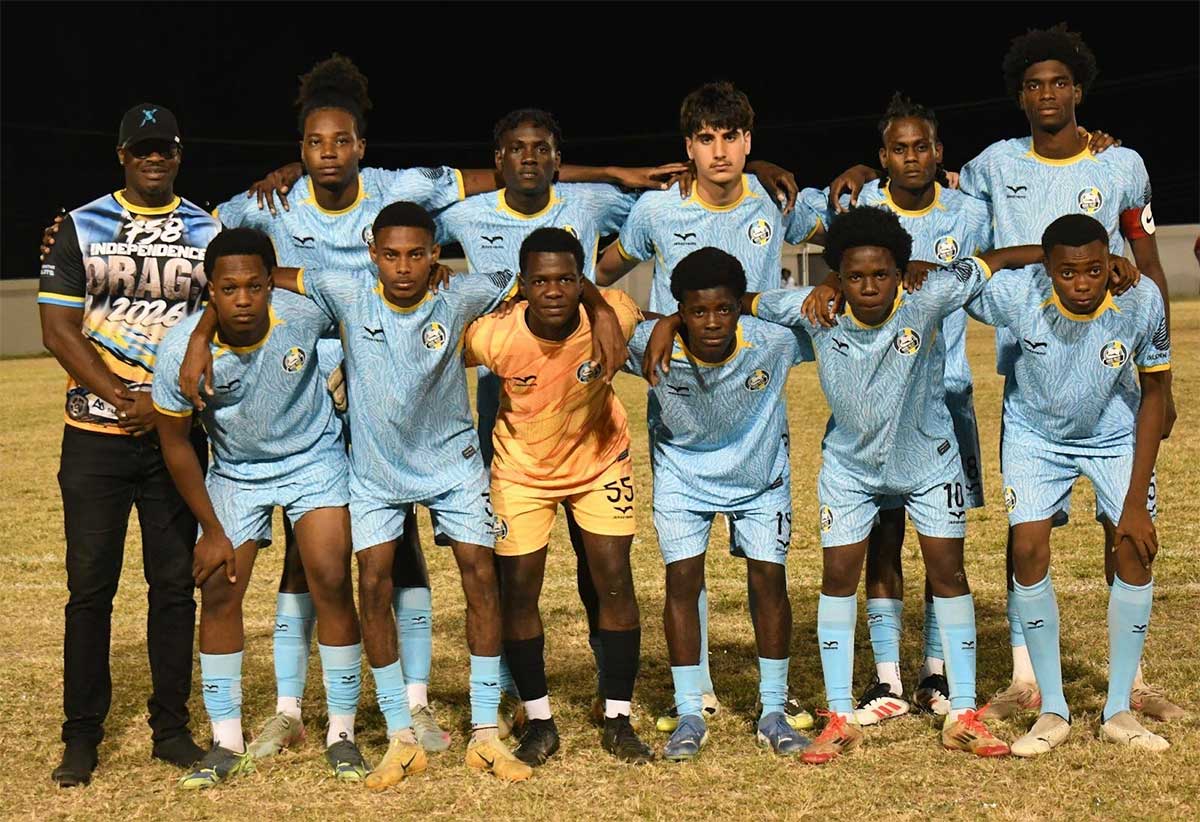 Gros Islet Youth football team [Photo credit: MYDS]
