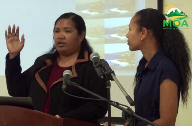 Participants at the Micronesia Challenge Twinning Initiative