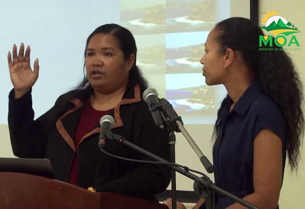 Participants at the Micronesia Challenge Twinning Initiative